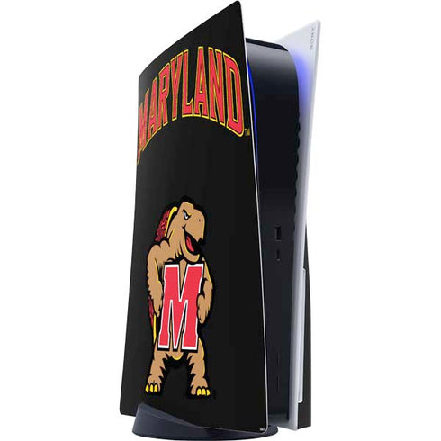 University of Maryland Collegiate Text PS5 Console Skin